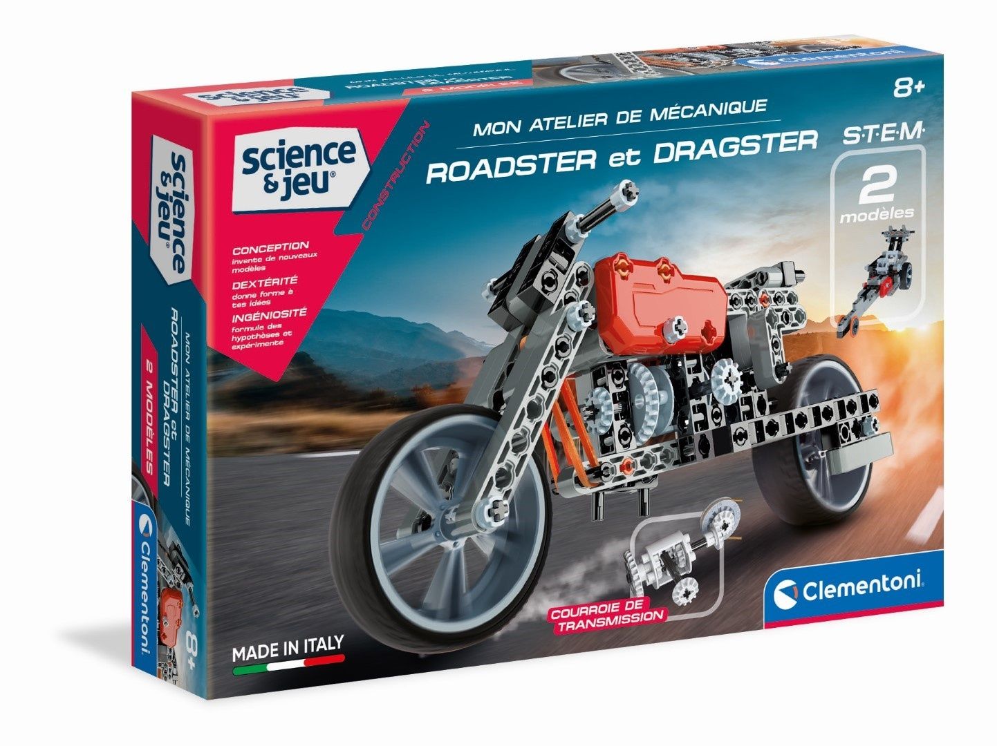 Roadster Et Dragster Clementoni La Boite