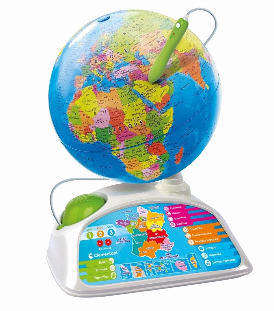 Globe terrestre enfant Clementoni Exploraglobe Réalité augmentée - vue 2