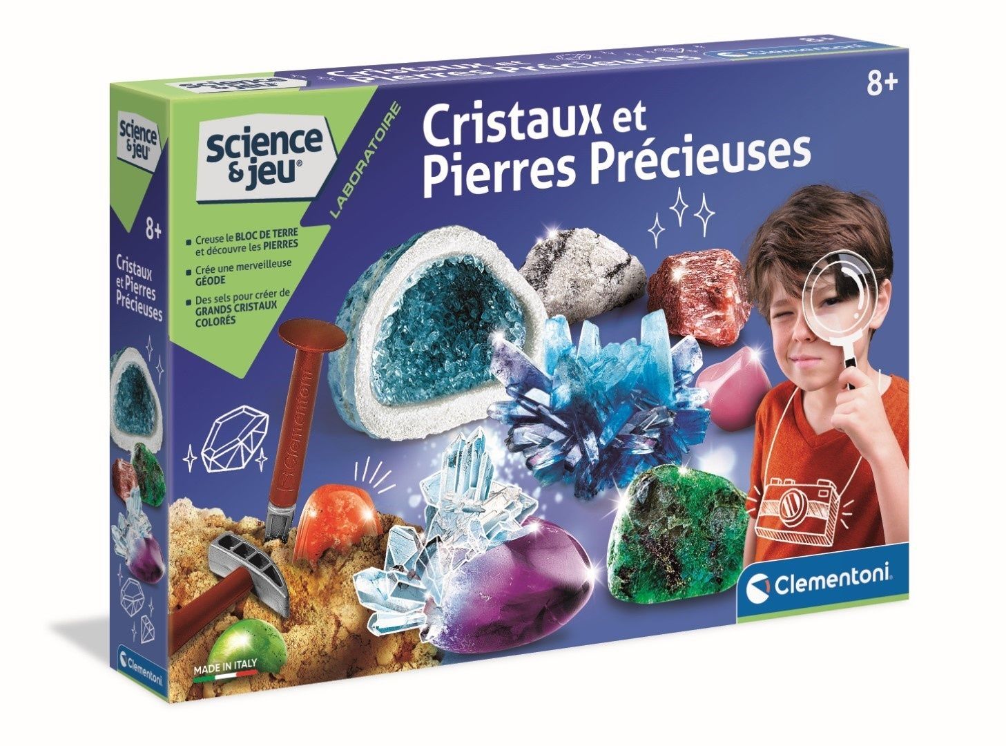 Science et jeu : Cristaux et pierres précieuses Clementoni Jeux - vue 3