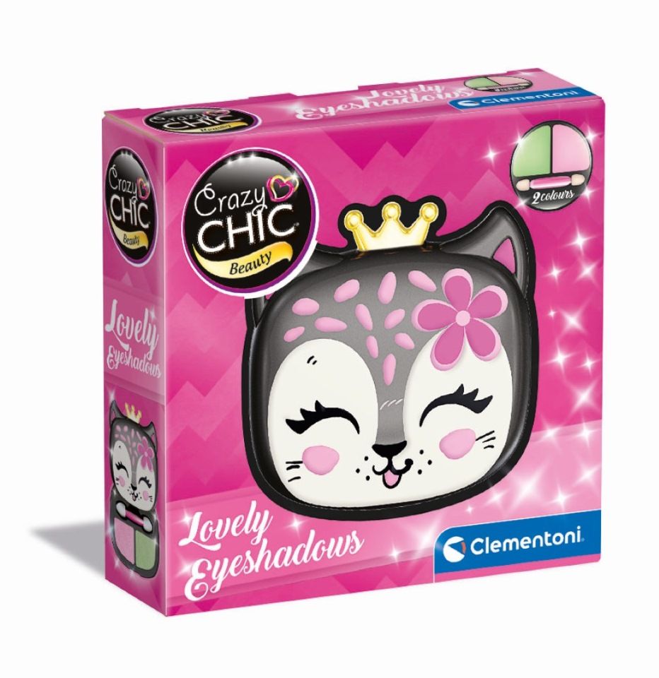 Clementoni Crazy Chic Oogschaduw in Make up Doosje Panter