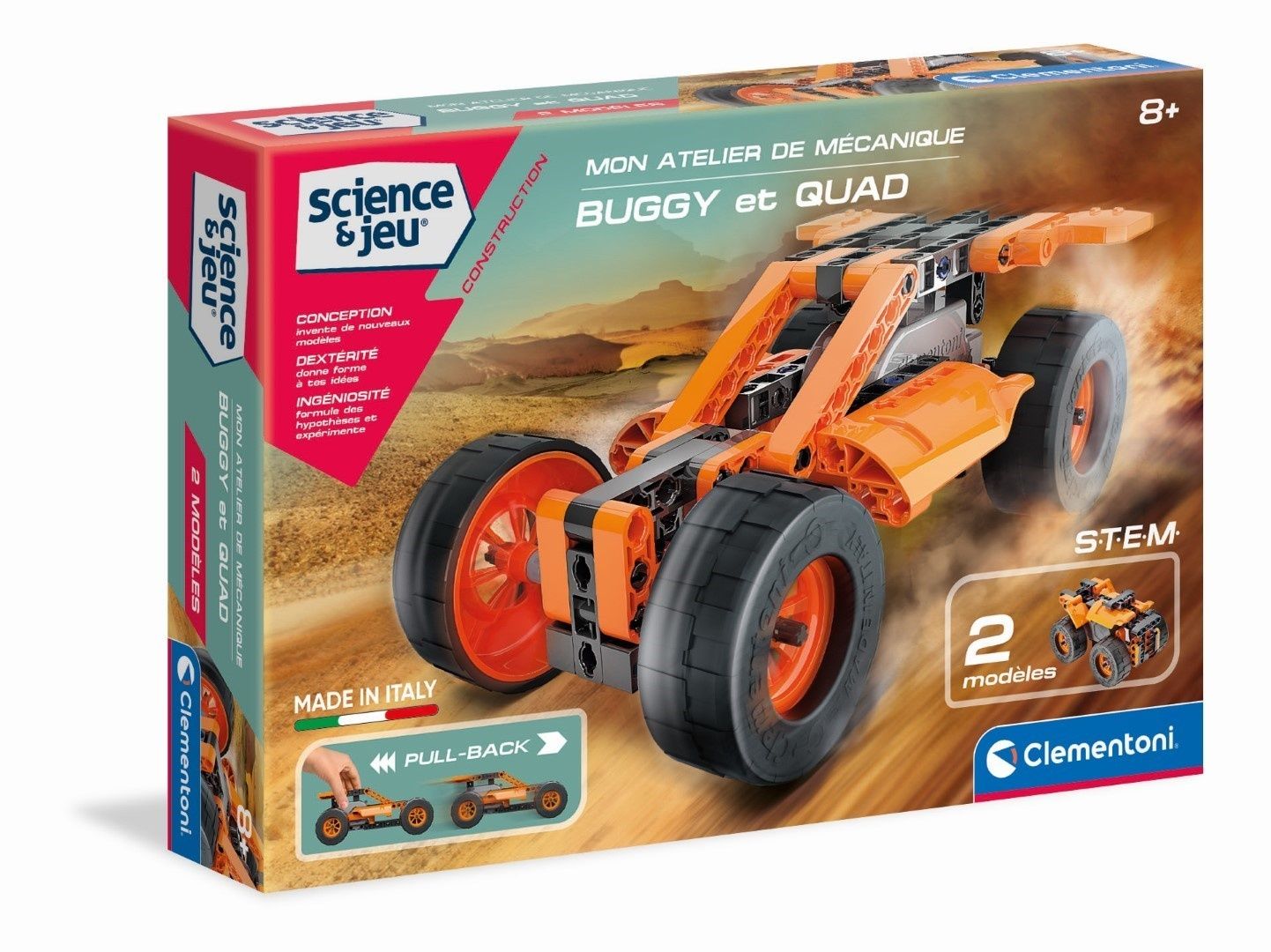 BUGGY ET QUAD A FRICTION Clementoni Jeux - vue 3