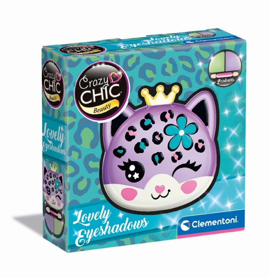 Clementoni Crazy Chic Oogschaduw in Make up Doosje Luipaard