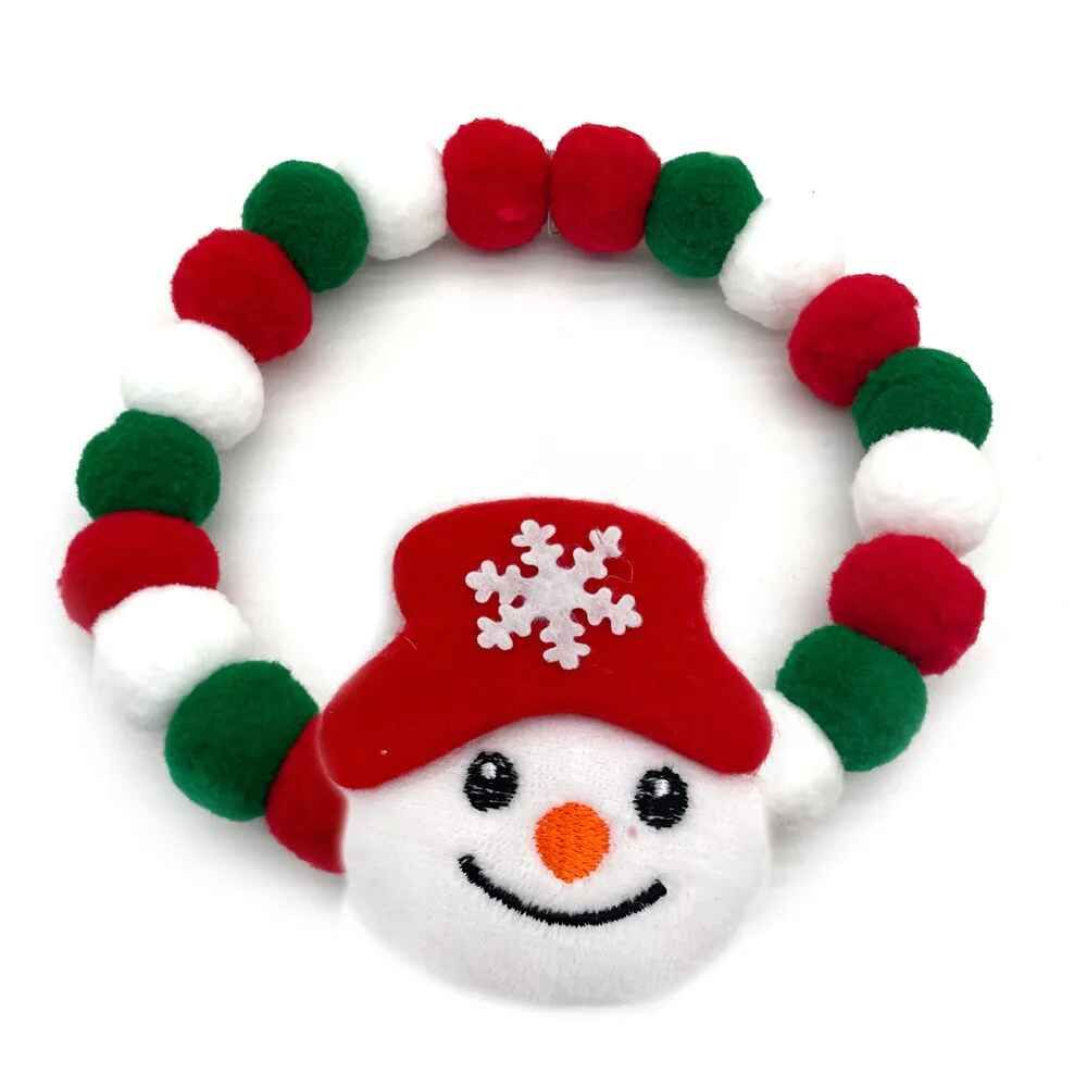Noeud Papillon De Noël Pour Animaux De Compagnie,Collier De Boule De Poils,Style Père Noël,Accessoires De Toilettage Pour Chien Et Chat,Présidence,30 Pièces - Type Neck Size (40-45cm) #C