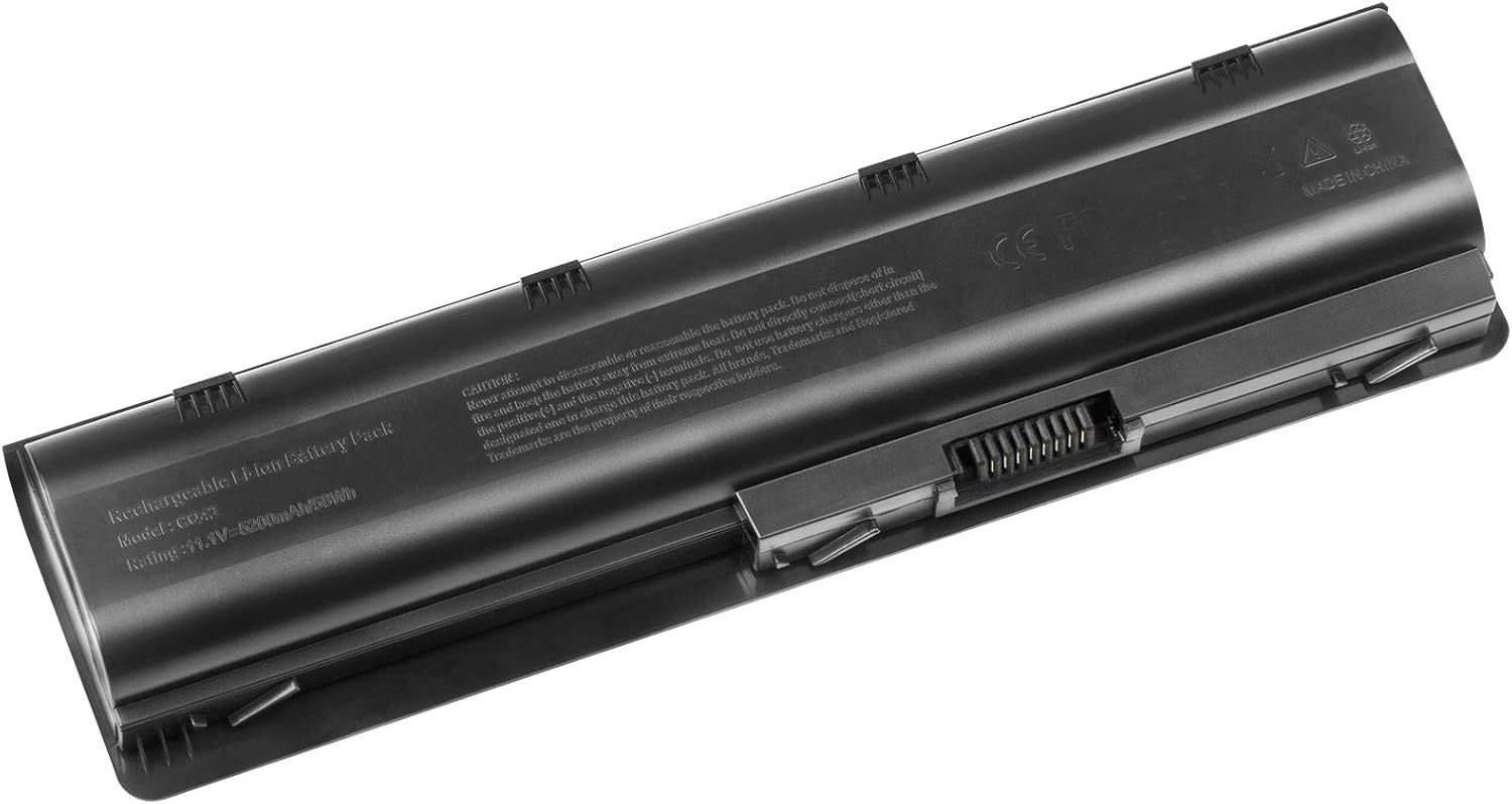 Batterie PC Portable pour HP COMPAQ Presario CQ32 CQ42 CQ56 CQ62 CQ72 Pavilion DV5-2000 DV6-3000 DV6-6000 DV7-1400 DV7-5000 G6 G7 DV7-6000 593553-001 593554-001 593562-001 MU06 MU09