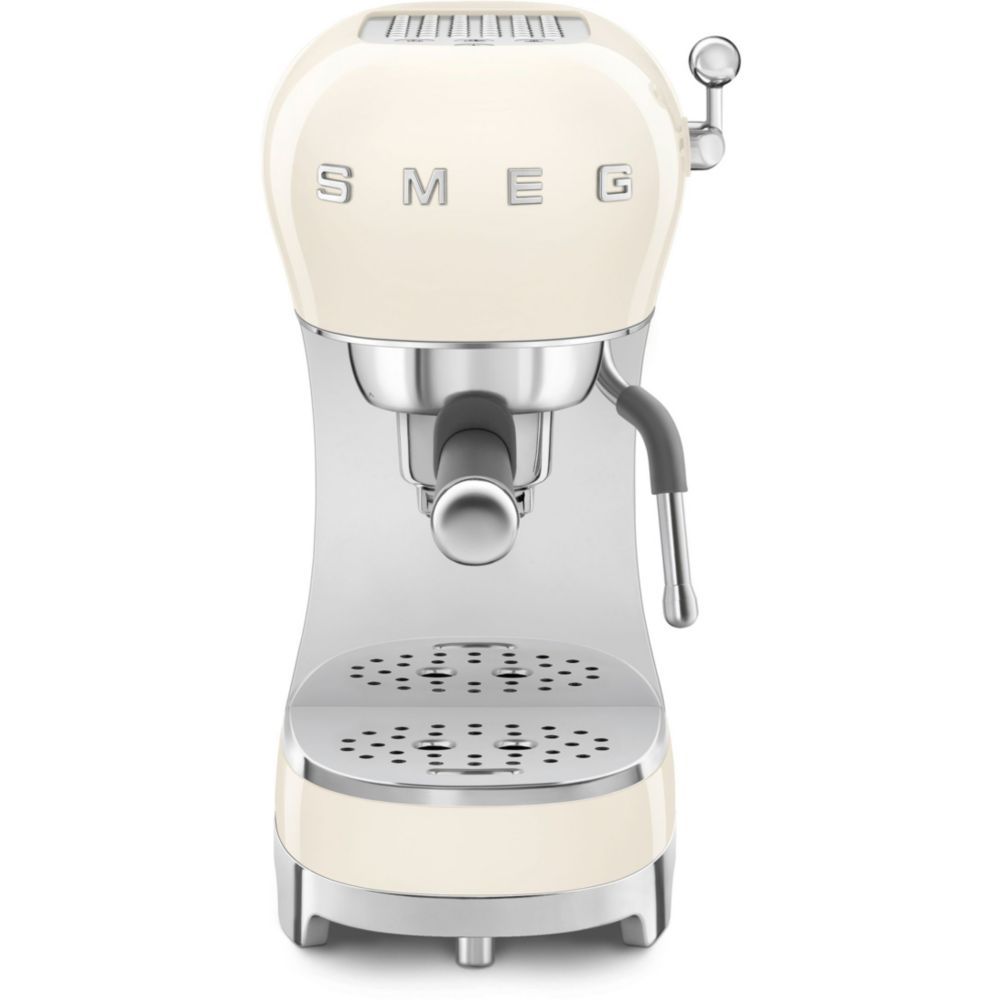 Machine à café expresso années 50 SMEG ECF02CREU crème