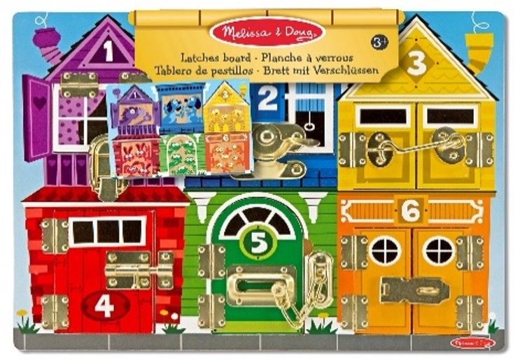 Melissa & Doug Planche D'activites Avec Loquets Melissa & Doug Barquette