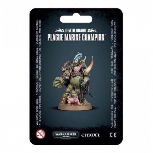 Warhammer+40k+ +Death+Guard+Plague++Champion - vue 2