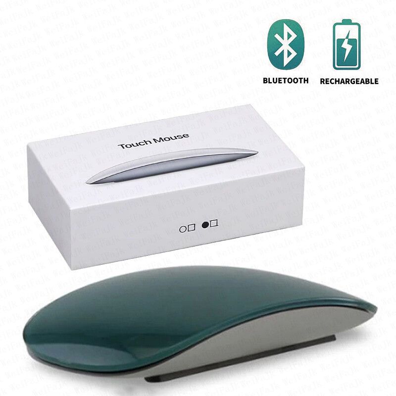 Apple sans fil Bluetooth souris magique Macbook Pro Air Mini ordinateur portable tablette PC iPad Lenovo jeu ergonomique mince tactile souris - Type green