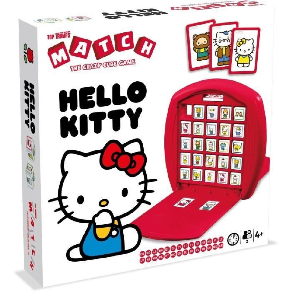 Jeu de société WINNING MOVES Match Hello Kitty Alignez 5 cubes identiques pour gagner - vue 2