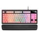 MARSGAMING MKAX rose, clavier de jeu TKL H-Mech, repose-poignet en gel, mise en page ESP (MKAXPES)