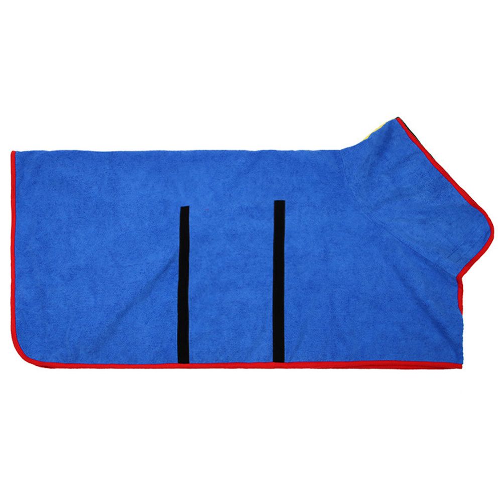 Serviette De Bain Pour Manteau De Séchage Pour Chien, Peignoir De Bain Super Absorbant Pour Chien En Microfibre