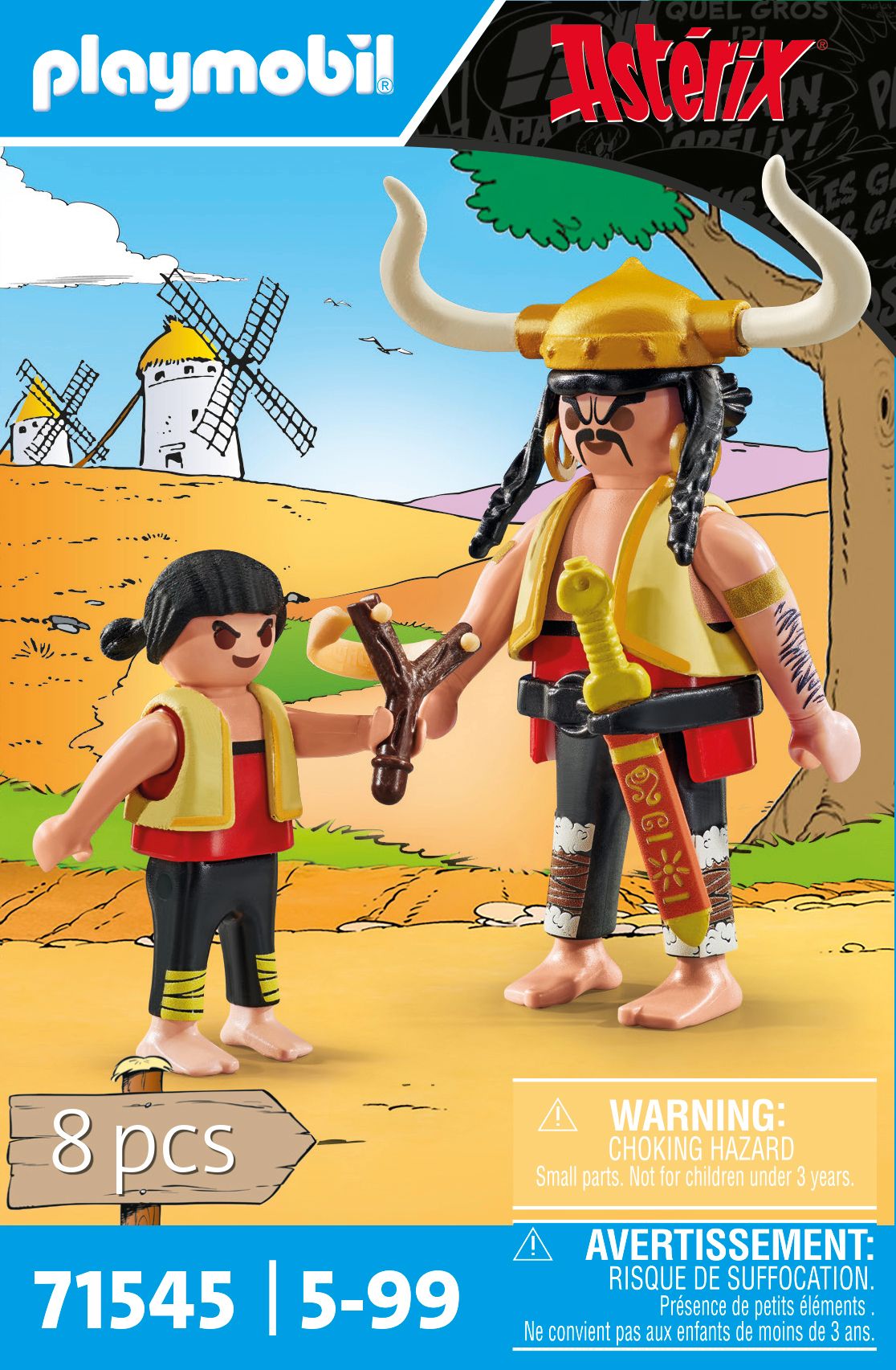 Playmobil Astérix 71545 - Soupalognon Y Crouton Et Pepe