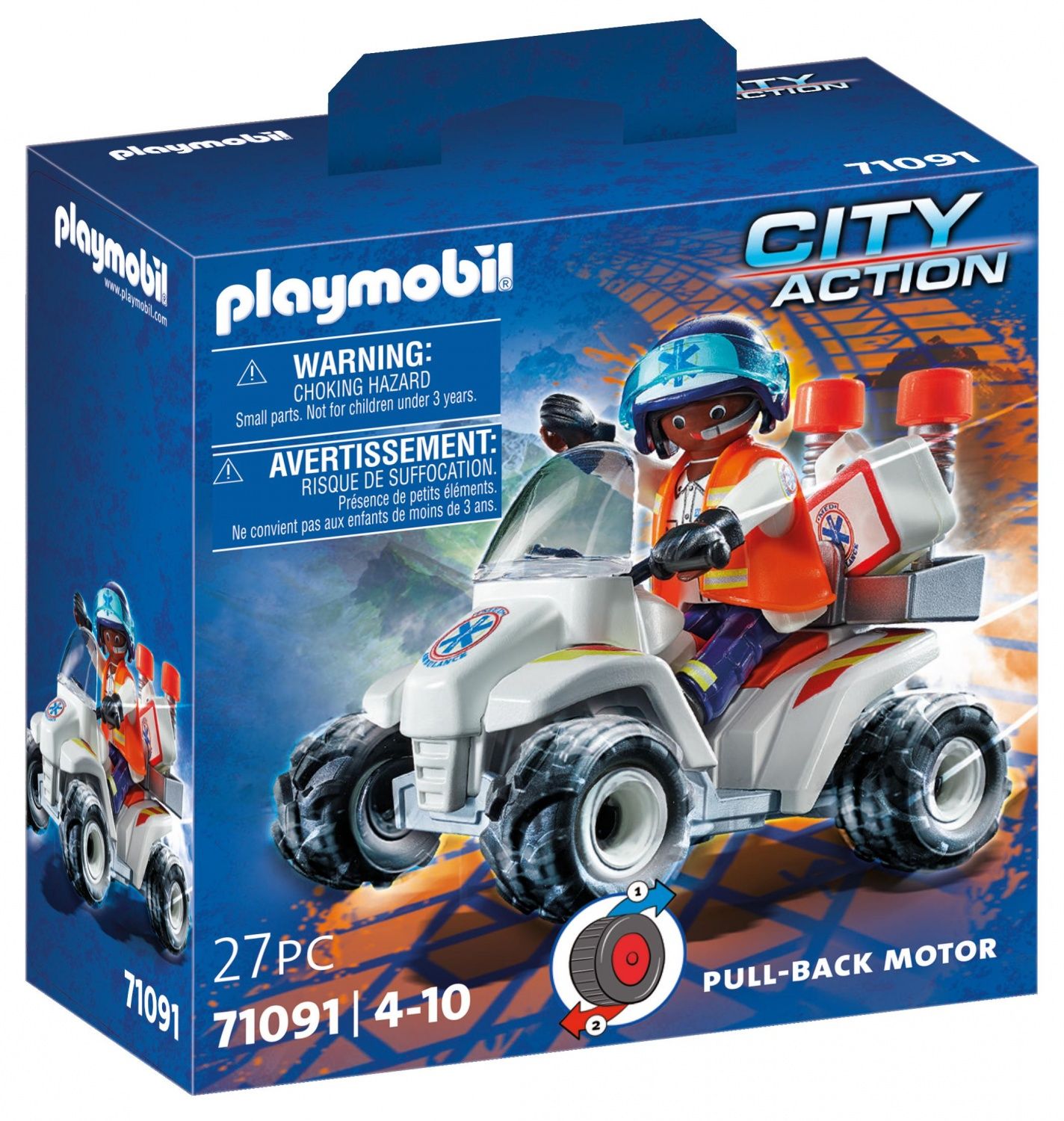 Playmobil 71091 Secouriste Et Quad