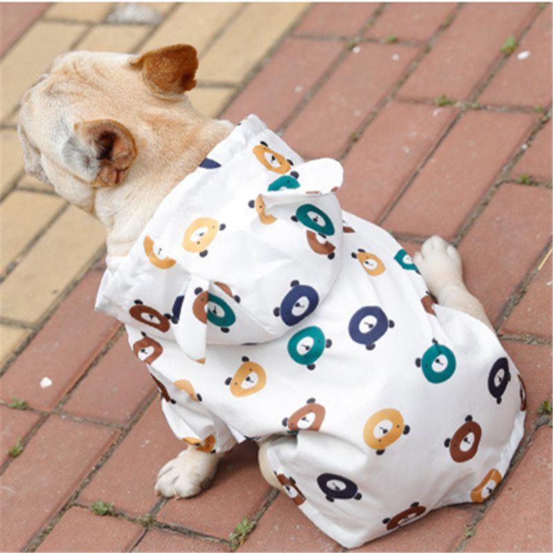Meilleurs prix pour Vêtements Imperméables Pour Chien,Carlin,Bouledogue Français,Veste De Pluie Pour Chien,Bichon,Schnauzer,Welsh,Corgi - Type White-M