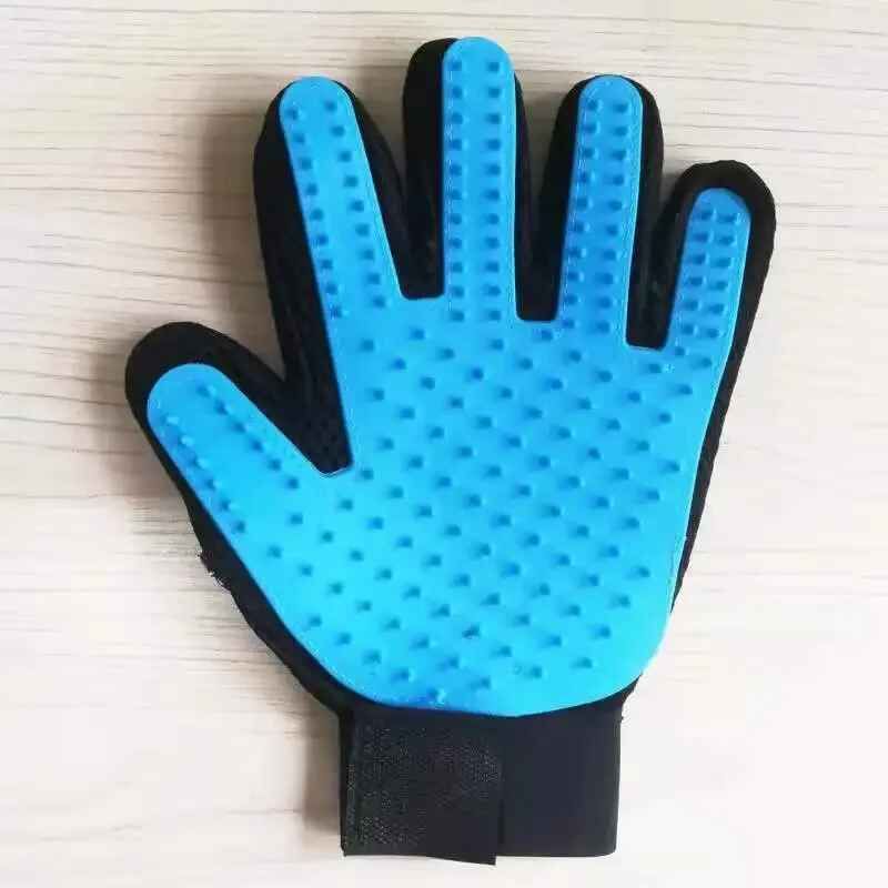 Kit De Toilettage Pour Animaux De Compagnie Pour Chien Et Chat,Brosse De Toilettage À 2 Côtés,Livres De Bain,Démêlage Des Poils D'animaux,Fourrure De Lapin - Type Sky Blue Left #A