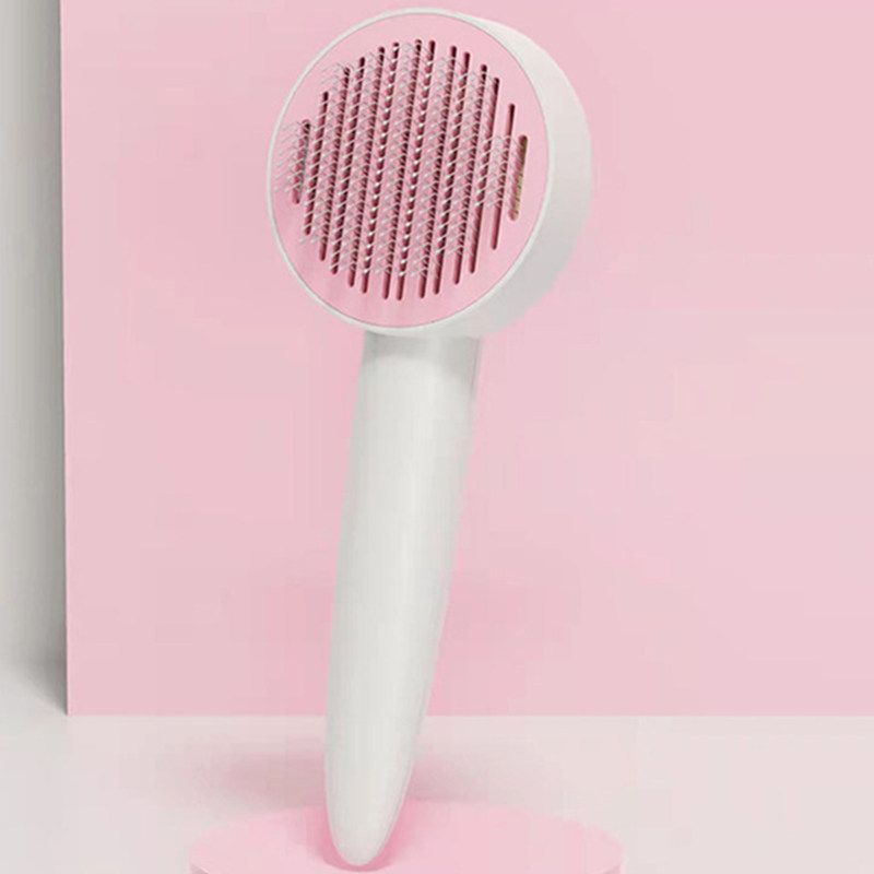 Épilateur En Un Clic Pour Animaux De Compagnie,Peigne Pour Chien,Massage,Toilettage,Auto-Livres,Chat,Fournitures - Type Pink