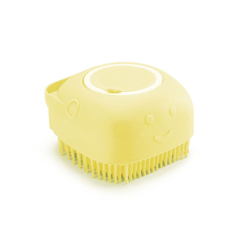 Brosse De Bain En Silicone Avec Boîte À Shampoing Pour Animaux De Compagnie,Doux,Sûr,Chien,Chat,Massage,Gants,Livres,Outils De Toilettage,Fournitures Pour Animaux De Compagnie - Type B02