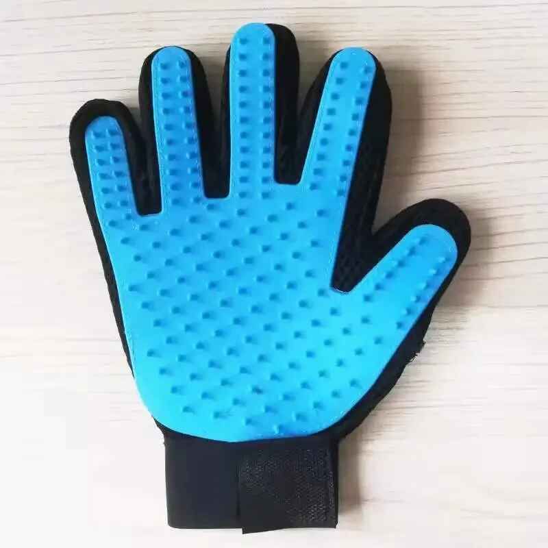 Kit De Toilettage Pour Animaux De Compagnie Pour Chien Et Chat,Brosse De Toilettage À 2 Côtés,Livres De Bain,Démêlage Des Poils D'animaux,Fourrure De Lapin - Type Sky Blue Right #B