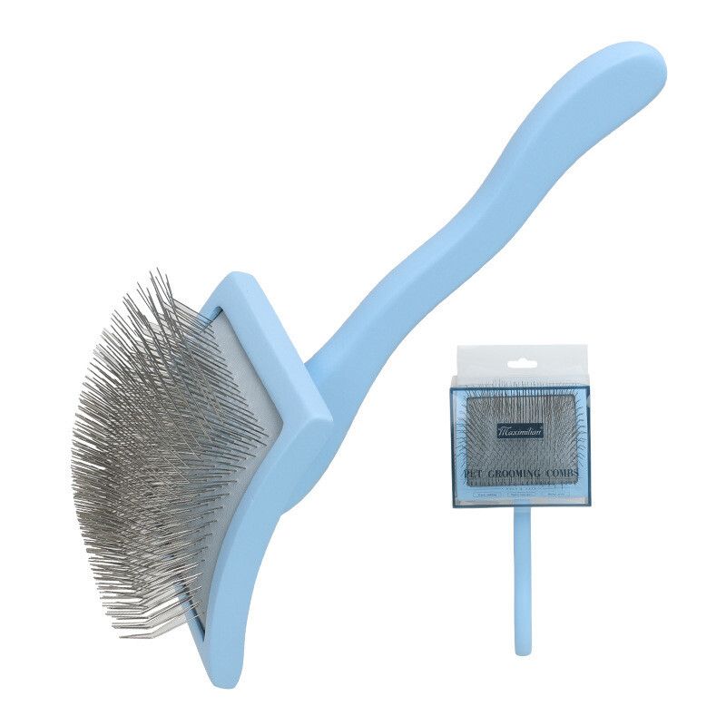 Brosse De Démêlage Pour Animaux De Compagnie,Outil De Toilettage Pour Chien,Peigne À Poils De Chat - Type Bleu-M