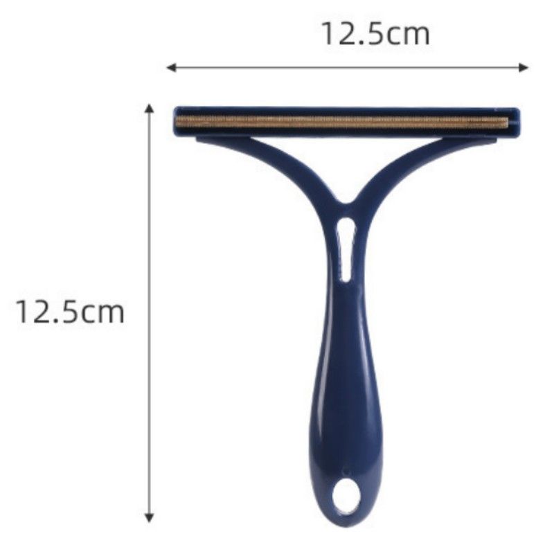 Brosse À Double Face En Silicone Pour Animaux De Compagnie,Épilateur,Peigne,Grattoir,Collecteur De Laine,Toilettage,Chien,Chat - Type Navy