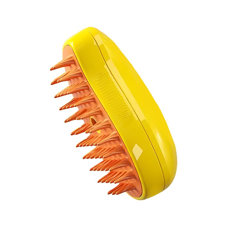 Brosse À Vapeur Électrique Pour Chat Et Chien,Peigne De Énergie 3 En 1,Spray Pour Poils D'animaux De Compagnie,Peignes D'épilation,Fournitures De Toilettage - Type Type1-Yellow