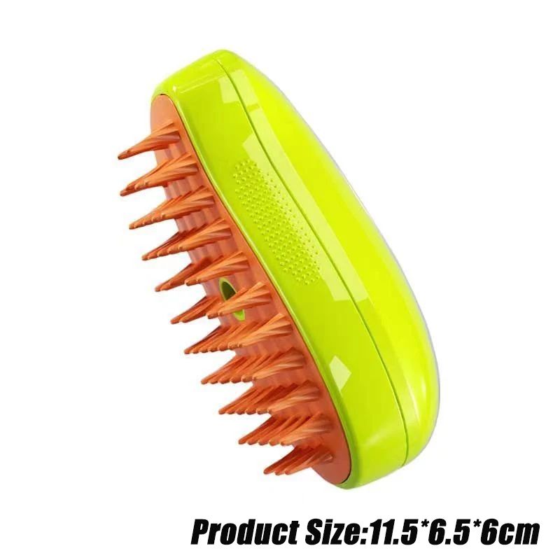 Brosse À Vapeur Électrique Pour Chien Et Chat,3 En 1,Pour Énergie,Toilettage Pour Animaux De Compagnie,Remodelé,Led Plus Riche - Type Green #D