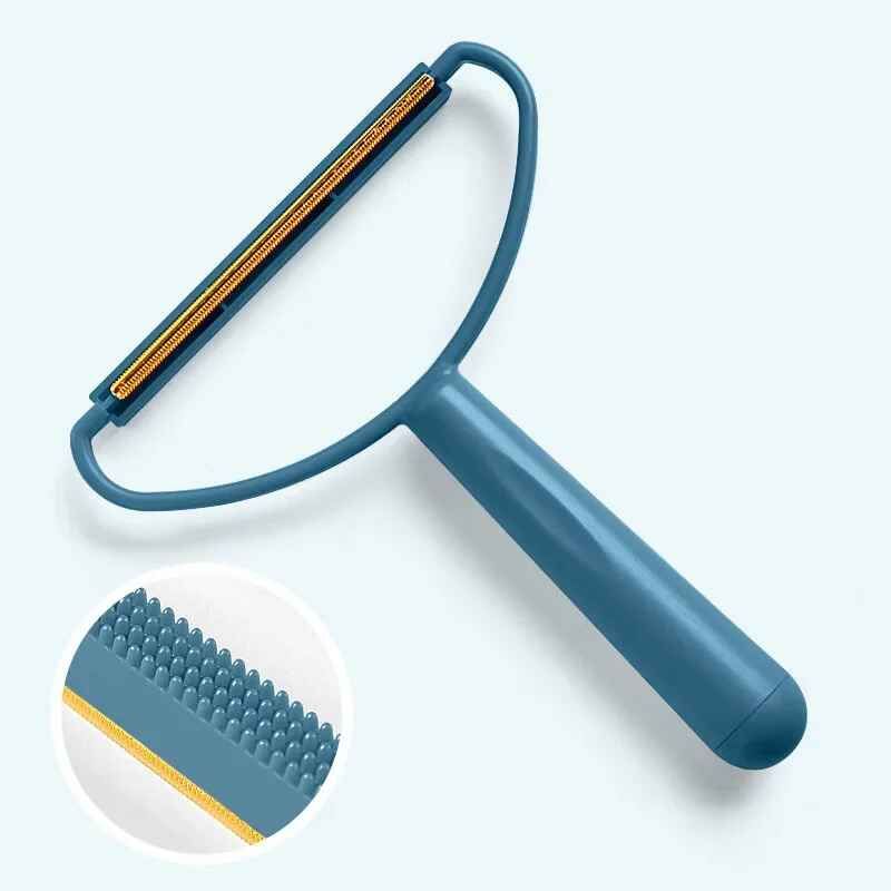 Épilateur Portable Pour Animaux De Compagnie,Brosse Manuelle,Rouleau À Peluches,Nettoyant Pour Chandails,Canapé,Rasoir En Tissu,Grattoir Pour Vêtements,Tapis,Livres,Outils - Type Blue-1pc