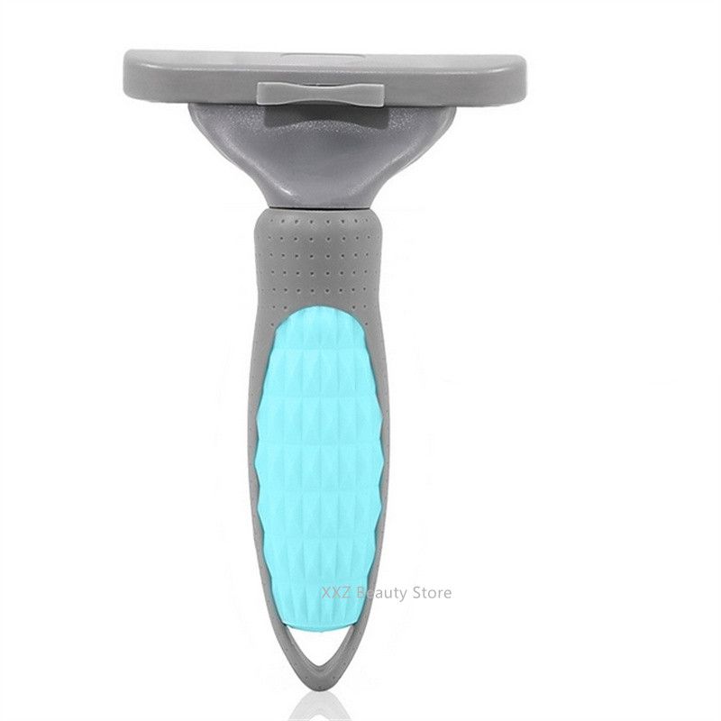 Brosse De Toilettage En Acier Inoxydable Pour Animaux De Compagnie,Peigne À Double Face,Perte Et Démêlage,Sous-Poil,Râteau Pour Chiens Et Chats,Peigne Extra Large,S,M,L - Type Blue-L