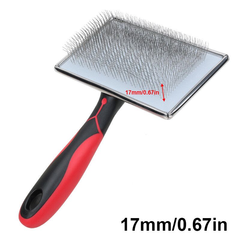Peigne Épilatoire Pour Chien De Compagnie,Brosse Pour Ministres La Fourrure Des Grands Chiens,Outil De Toilettage Pour Chat,Poignée Anti-Alde,Peigne À Ongles En Acier - Type 17mm