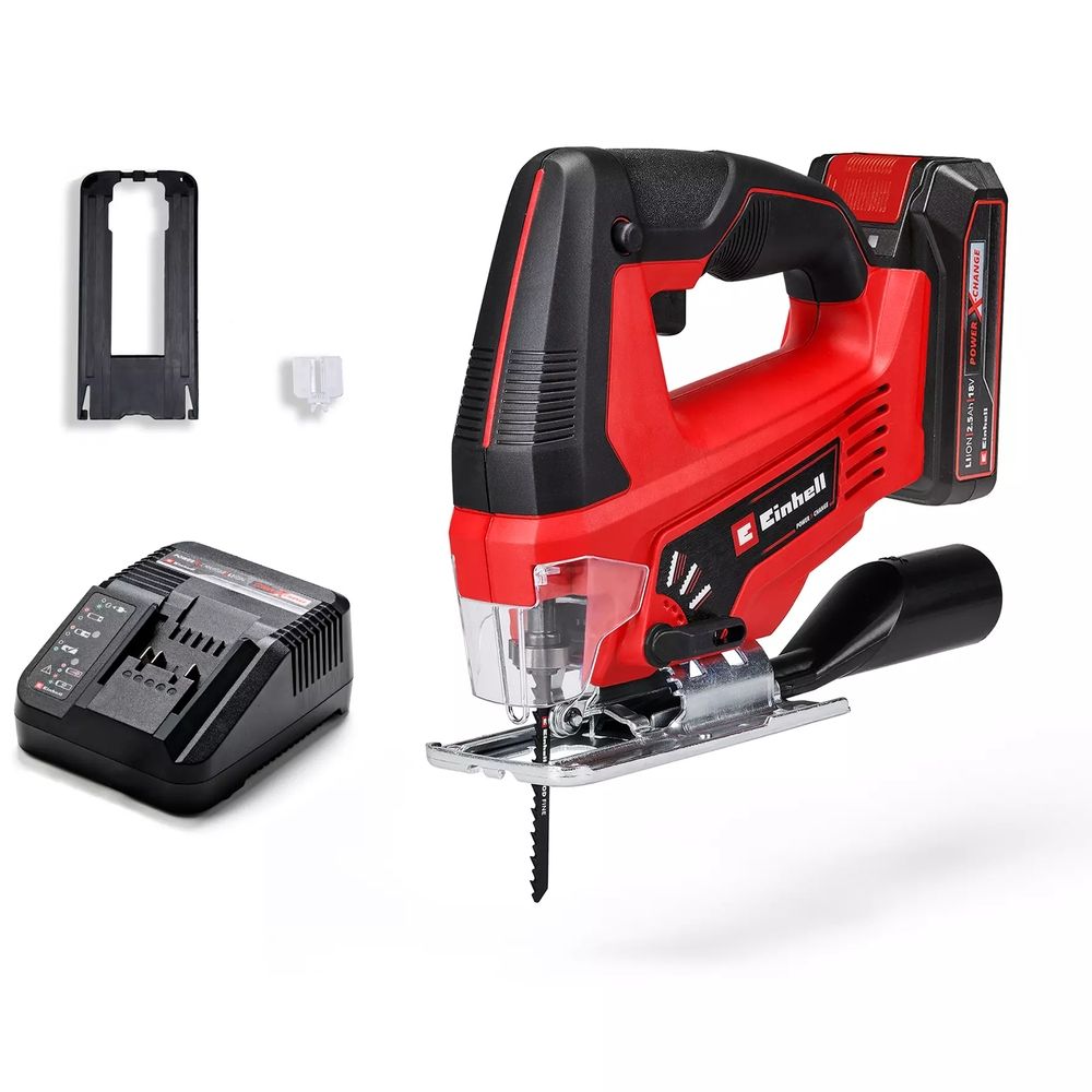 Einhell Scie sauteuse sans fil TC JS 1870 Li Kit 18V profondeur de coupe 70 mm Livré avec Batterie 2 5Ah et Chargeur - vue 2