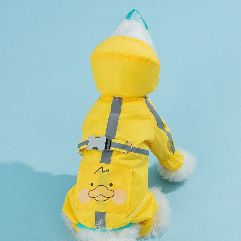 Imperméable Xs-7xl Pour Chien À Quatre Pattes,Vêtements De Pluie Imperméables Pour Animaux De Compagnie,Vêtements Pour Grands Chiens,Mode Pour Chien - Type Duck-Xs