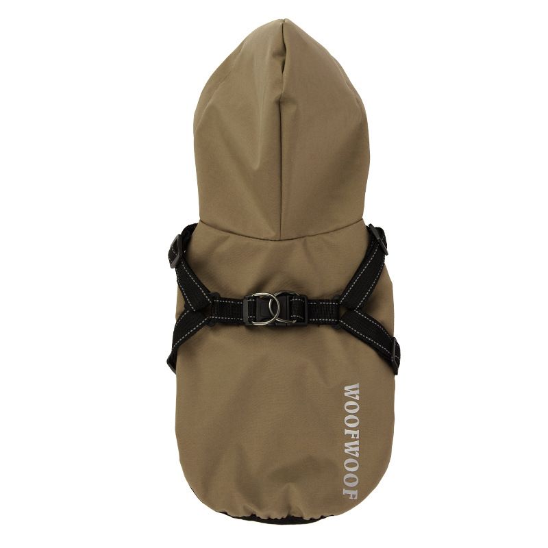 Beau Imperméable Pour Chien,Poncho Imperméable Pour Chiens De Petite Et Moyenne Taille,Teddy Pomeranian,Vêtements Réfléchissants Pour Animaux De Compagnie,Imperméable À La Pluie - Type Jaune-S