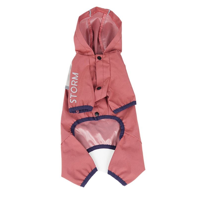 Imperméable Imperméable Pour Chien,Veste À Capuche Pour Animaux De Compagnie,Combinaison Pour Chiot,Coulée En Plein Air,Yorkshire Chihuahua,Petits Et Moyens Chiens - Type Red-Xl