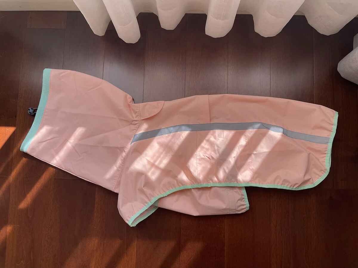 Manteau De Pluie Imperméable Pour Chien,Accessoires Pour Animaux Domestiques,Veste Avec Bande De Moulage De Sécurité,Poncho - Type Rose-6xl