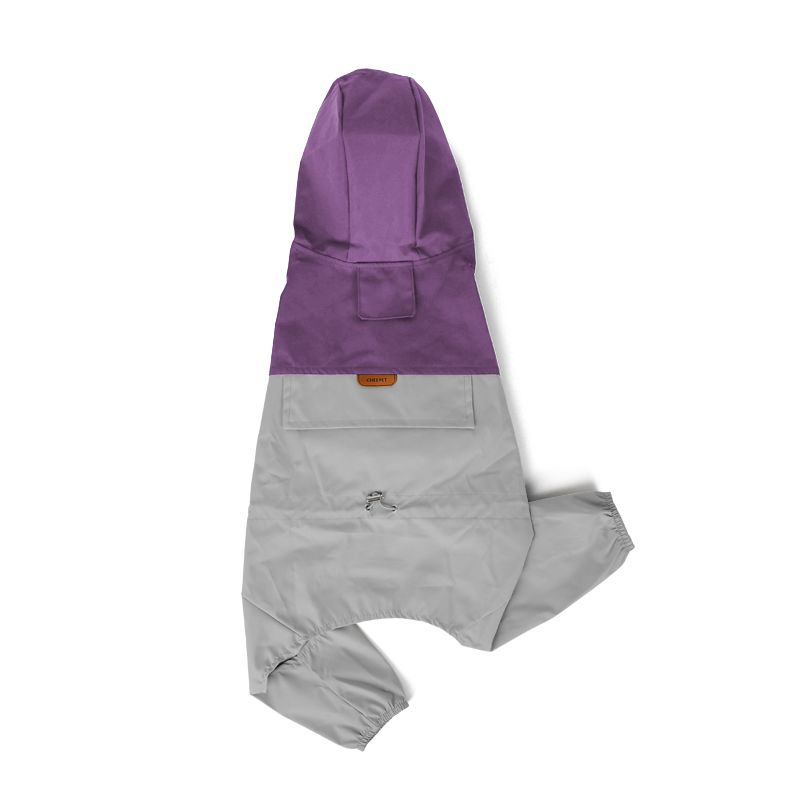 Imperméables Pour Petit Chien Loudik,Lavables Et À La Mode,Vêtements D'été En Plein Air,Vêtements Imperméables Pour Chiots,Fournitures Pour Vêtements Pour Animaux De Compagnie, - Type Gray-L