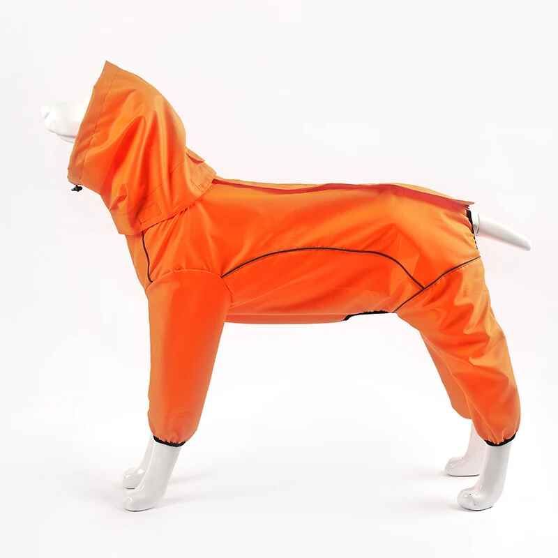 Imperméable Imperméable Pour Grand Chien,Combinaison Pour Gros Chien,Corgi,Samoyed,Border Collie,Husky,Labrador,Golden Retriever,Vêtements - Type Orange-3xl