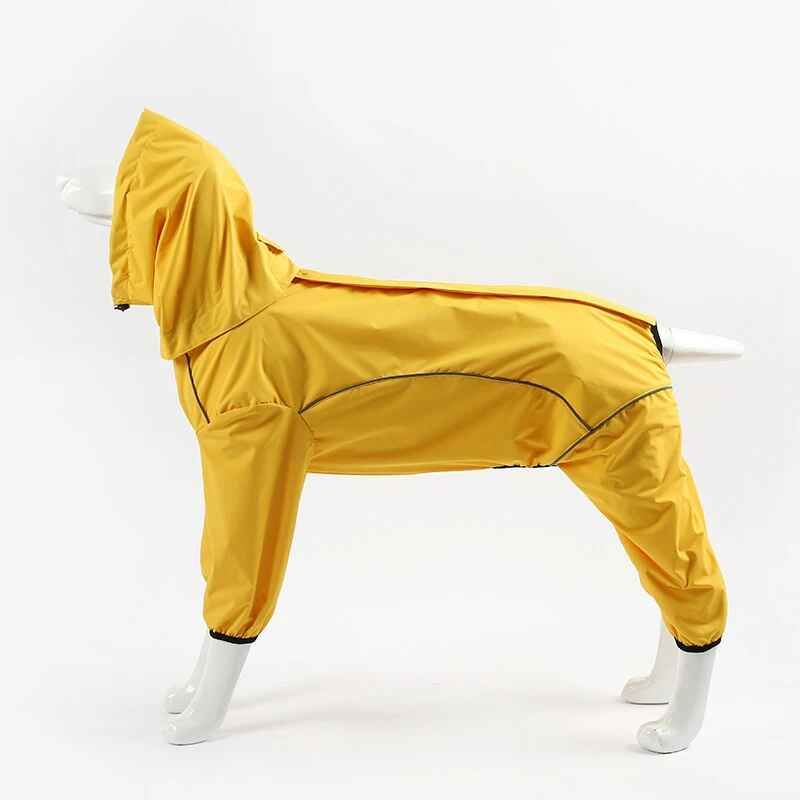 Imperméable Imperméable Pour Grand Chien,Combinaison Pour Gros Chien,Corgi,Samoyed,Border Collie,Husky,Labrador,Golden Retriever,Vêtements - Type Yellow-Xxl