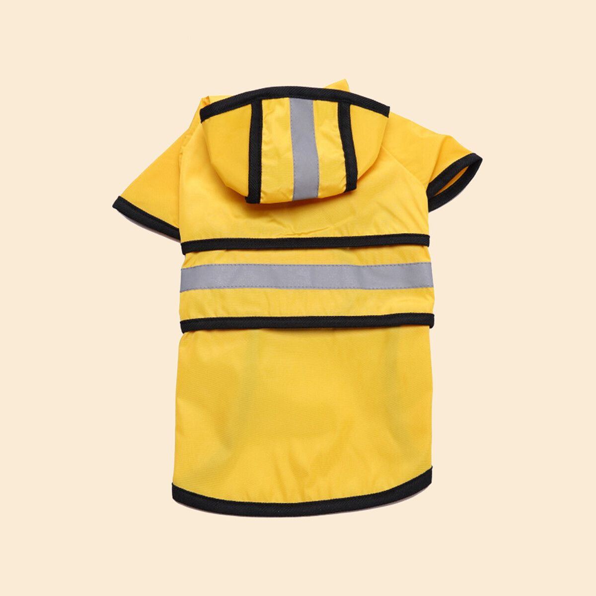 Imperméable Imperméable Pour Grand Chien,Vêtements Réglables Pour Animaux De Compagnie,Veste De Pluie Légère,Poncho,Sweats À Capuche Avec Coulée De Bande - Type Yellow-Xxxl