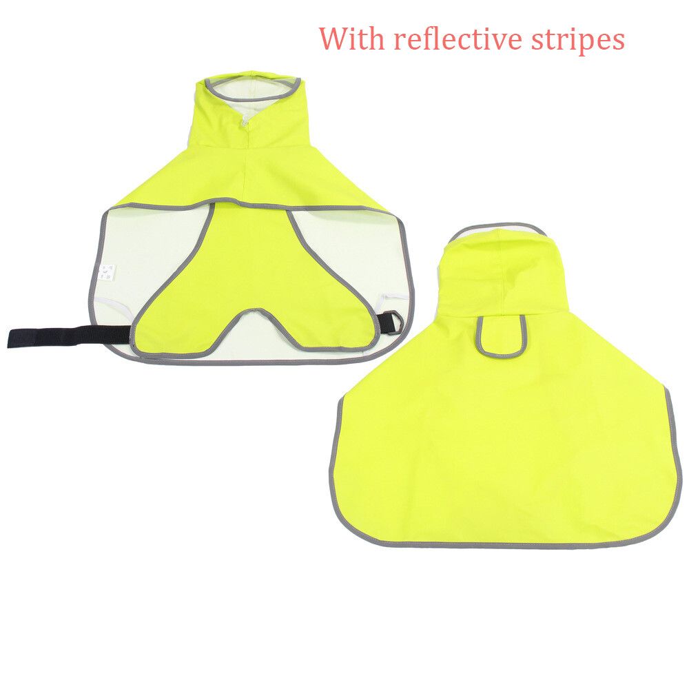 Poncho Imperméable Pour Animaux De Compagnie,Imperméable,Coupe-Vent,Extérieur,Moyen Et Grand,Saison De Pluie,Produits Pour Animaux De Compagnie,Accessoires Pour Chiens,1 Pièc - Type Jaune Clair-6xl