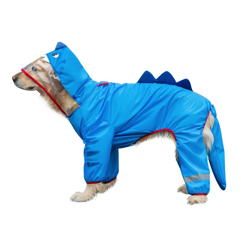 Imperméable Imperméable Pour Chien,Veste À Capuche,Poncho De Pluie,Vêtements De Pluie Pour Animaux De Compagnie,Dinosaure,Tous Les Vêtements,Tanbig Pupmed - Type 5xl