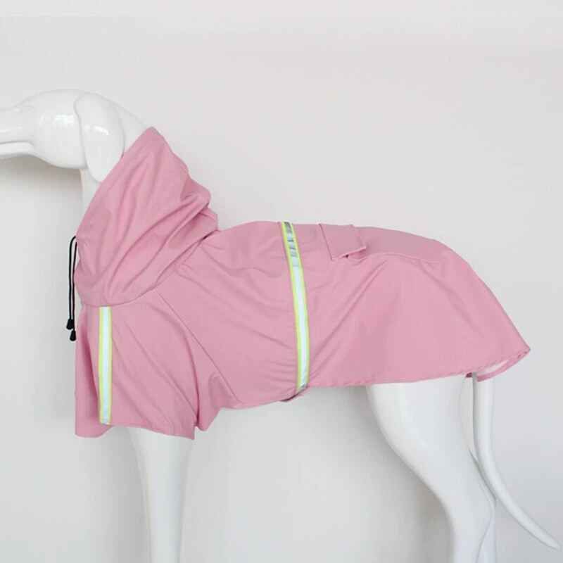 S-5xl Animaux De Compagnie Petit Chien Imperméable Coulée Petits Grands Chiens Manteau De Pluie Veste Imperméable Mode En Plein Air Respirant Chiot Vêtements - Type Rose-5xl #B