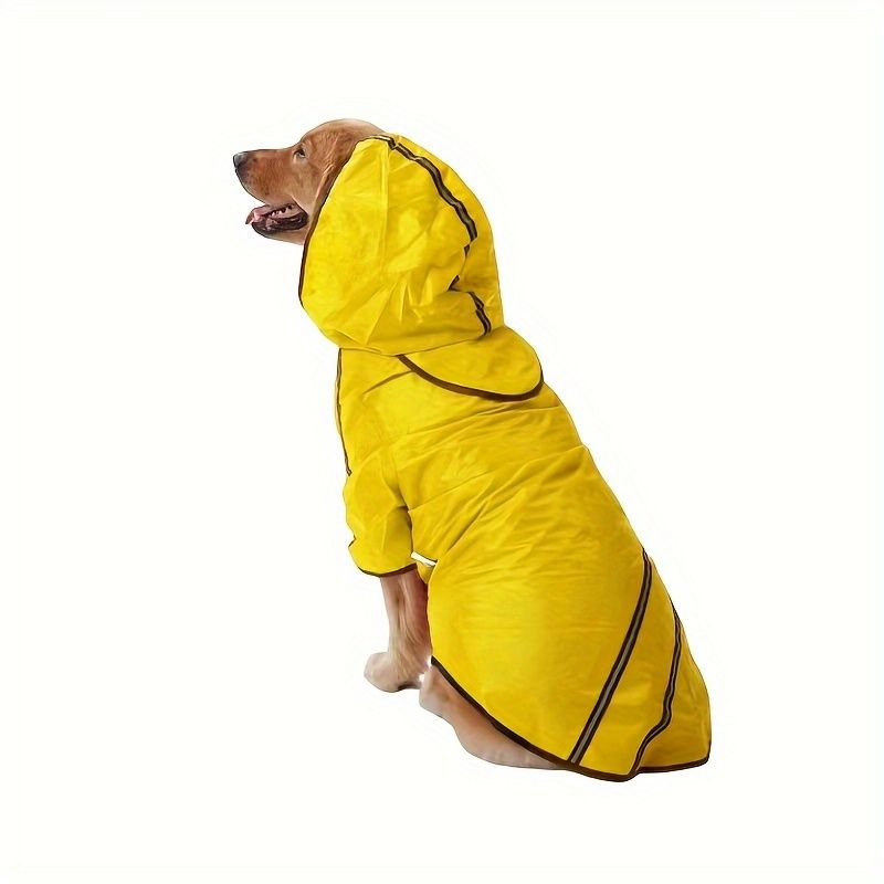 Imperméables Pour Chiens De Moyenne,Moyenne Et Grande Taille,Rai À Capuche,Mesurer La Taille Avant De Passer Une Commande - Type Yellow-4xl #A