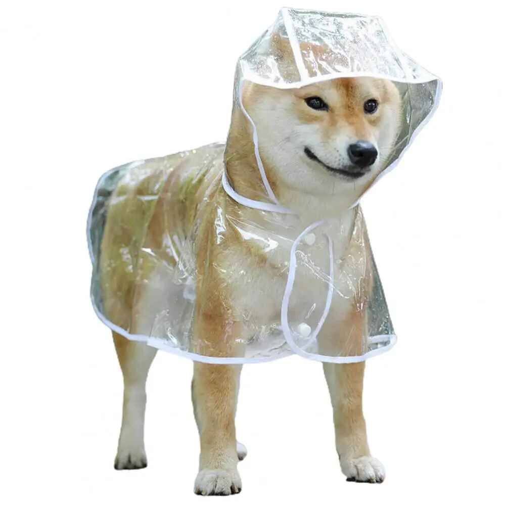 Imperméable Léger Pour Animaux De Compagnie,Veste De Pluie Transparente Pour Chien,Vêtements De Pluie Innovants Pour Animaux De Compagnie,Vêtements D'extérieur - Type 3xl