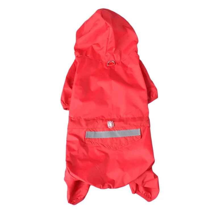 Veste Imperméable À Capuche Pour Animaux De Compagnie,Vêtements De Pluie D'extérieur Pour Chiens Et Chats,Vêtements De Coulée Pour Chiots,Fournitures De Vêtements En Déclin - Type Rouge-Xxl #A