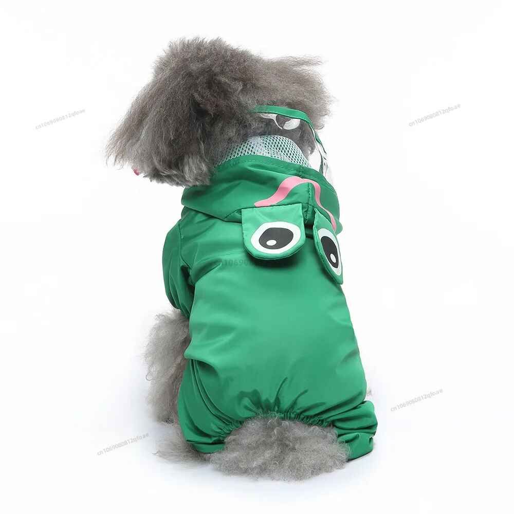 Imperméable Imperméable Pour Chien,Vêtements Pour Animaux De Compagnie Pour Chihuahua,Manteau De Pluie Maltais,Combinaison Pour Petits Et Moyens Chiens,Salopette Pour Chiens - Type Qw-Xs 0-1.5kg