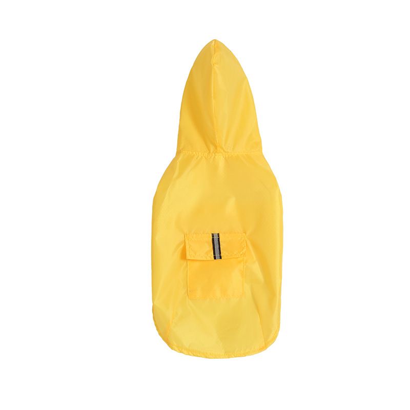 Poncho Imperméable À Capuche Coupe-Vent Pour Animaux De Compagnie,Vêtements D'extérieur Pour Grands Chiens,Casting,Code Passe - Type Yellow-M