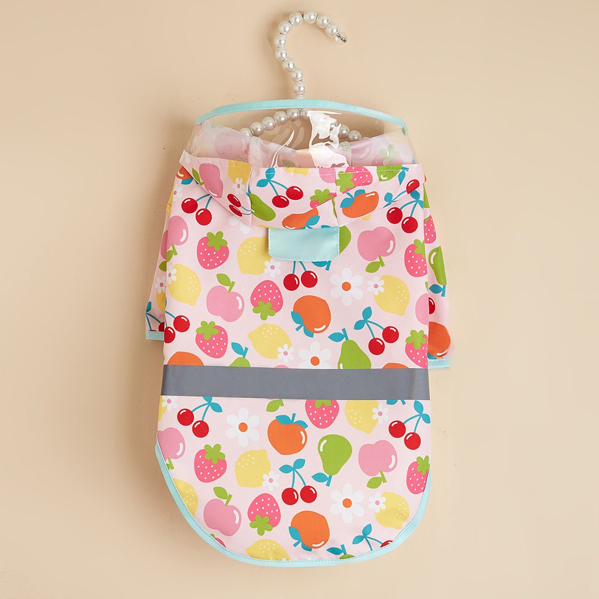 Poncho Imperméable À Capuche En Plastique Pour Chiens Et Chats,Fournitures Pour Animaux De Compagnie,Documents,Olympiques Pour Grands Chiens,Mode - Type Fruit-L