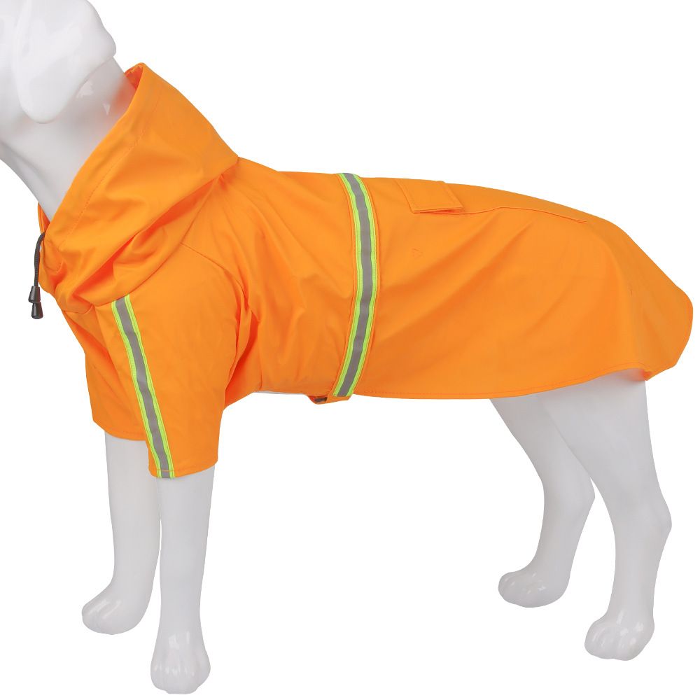 Vêtements Imperméables Pour Chiens Et Chiots,Imperméables,Pour Grands,Moyens Et Petits Chiens,Articles Pour Animaux De Compagnie - Type Orange-2xl