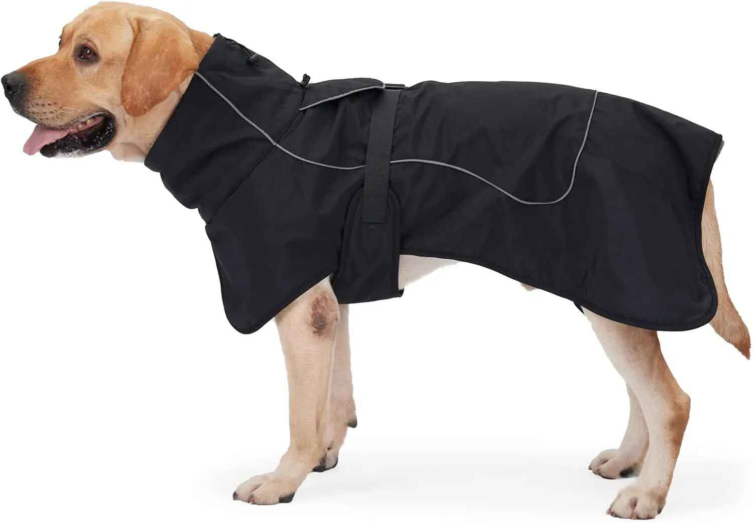 Veste D'hiver Imperméable Pour Chien,Coulée Confortable,Coupe-Vent,Chaude,Parfaite Pour Le Temps Froid - Type Black-S