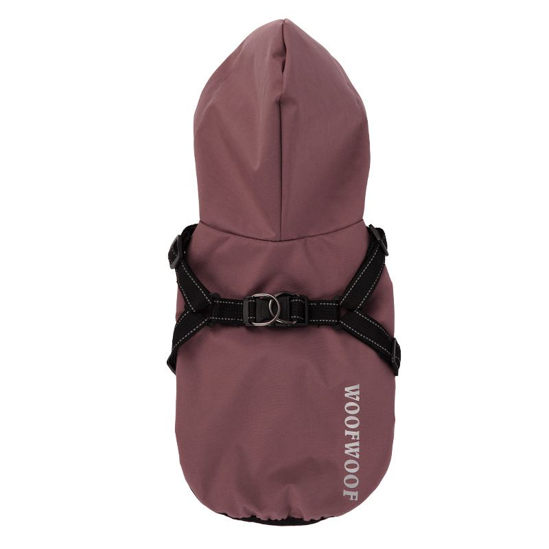 Imperméable Imperméable Pour Chiot À Quatre Pattes,Poncho Tout Immersion,Chiens De Petite Et Moyenne Taille,Nounours,Fn Anian Casting,Animal De Compagnie - Type Rouge Red-M-Chest 38cm